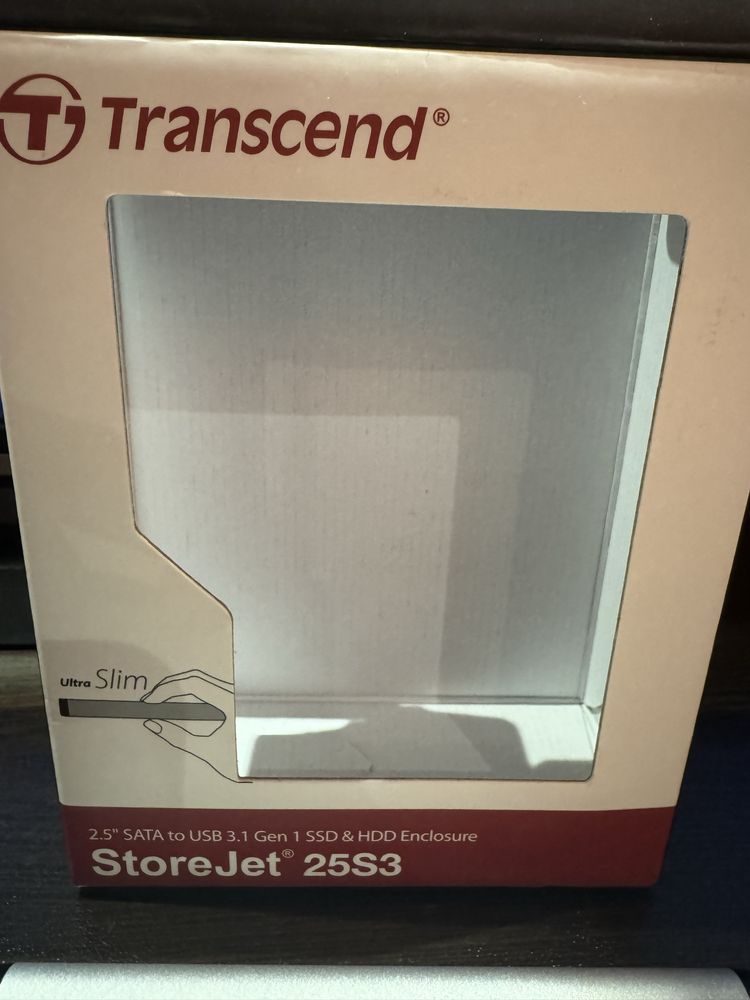 Хард диск Toshiba 500 GB + Transcend StoreJet 25S3