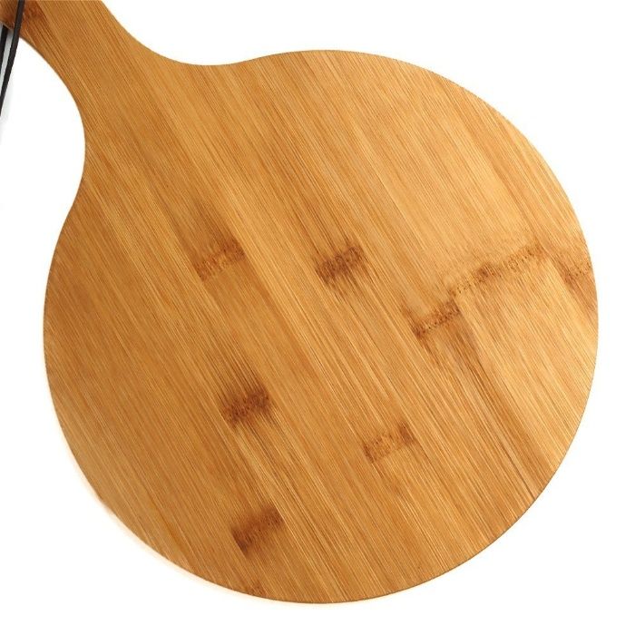 Кръгла бамбукова дъска за пица - два размера