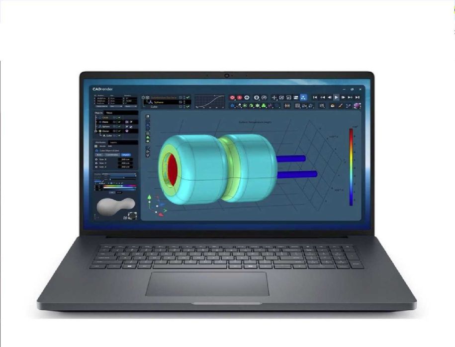 Dell Pro Max 18 Plus QHD+ RTX PRO A3000 12Gb GDDR7 Intel U7 265HX 64/1