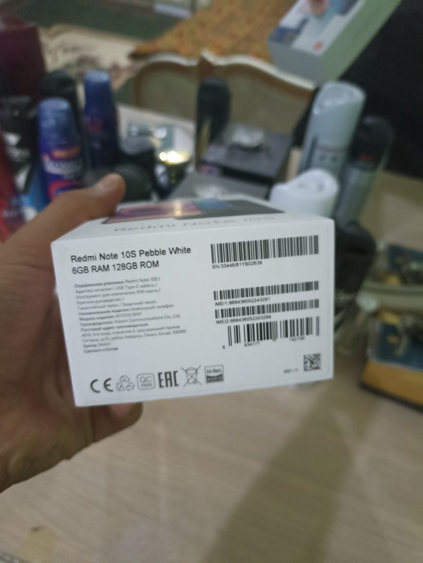 Redmi Note 10 S    8/128 xotira