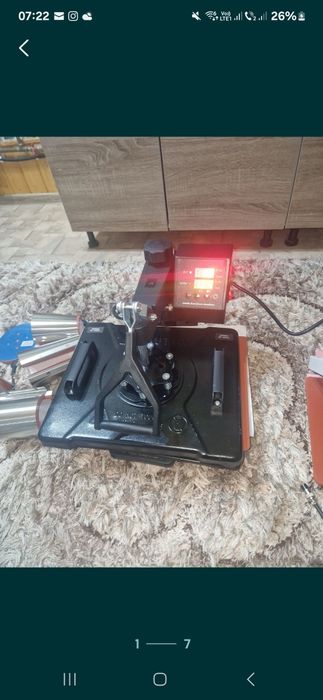 Prese termice inscripționat tricouri etc