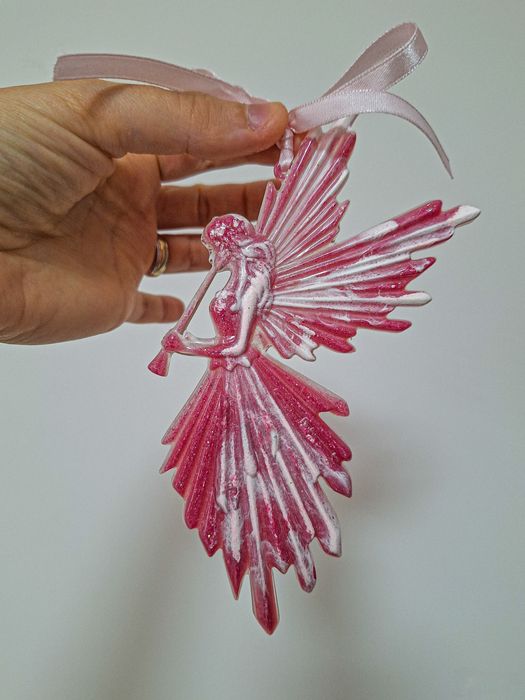 Коледни феи/играчки за елха от епоксидна смола-ръчна изработка