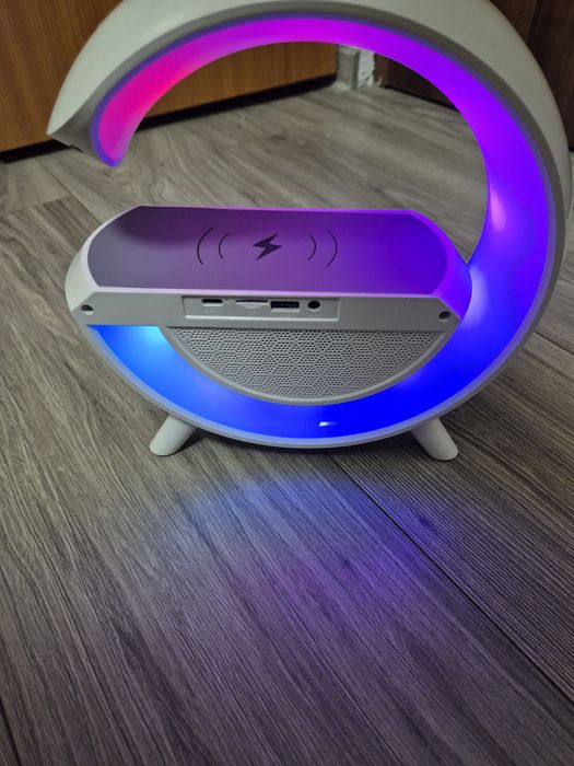 Incarcator Rapid Wireless 15W, 5 in 1 cu Bluetooth, Ceas, Speaker