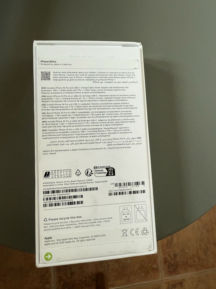 Iphone 16 pro 256 GB