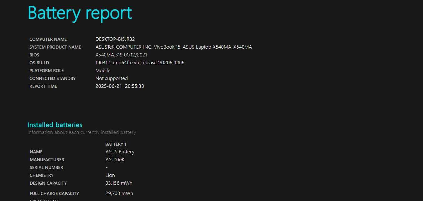 Laptop Asus X540MA