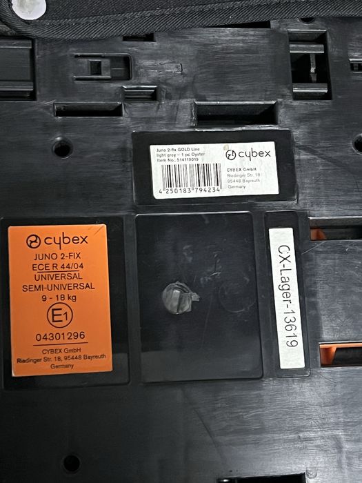 Детские кресло cybex juno 2 fix