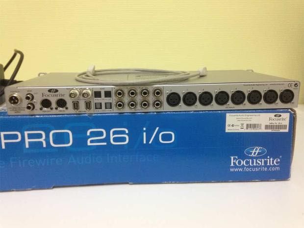 Аудиоинтерфейс - звуковая карта Focusrite Saffire 26 i/o.