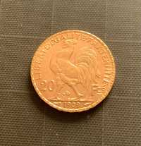 Moneda aur 20 franci - cocosel