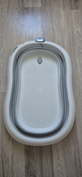 Cadita pliabila 0-24 luni plus suport metalic