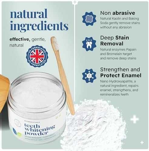 Нов Натурален избелващ прах за зъби – премахва петна от кафе и вино