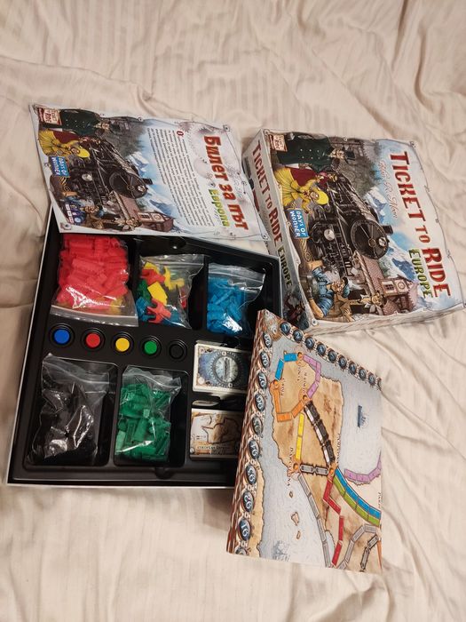 Ticket to ride Europe настолна игра
