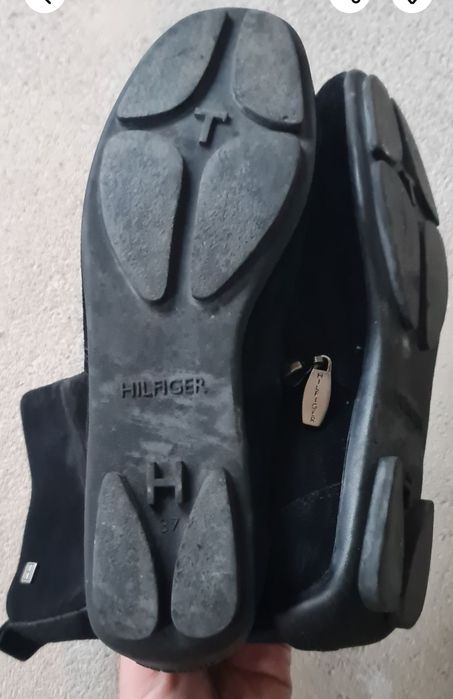 Ghete Tommy Hilfiger piele intoarsa 37