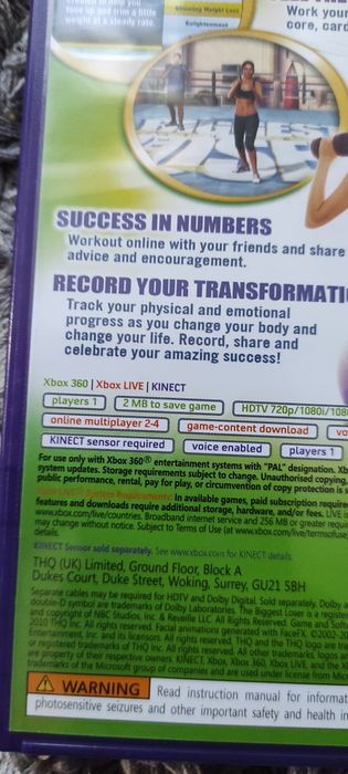 Transport 16lei Joc/jocuri kinect The Biggest Loser Ultimate Xbox360