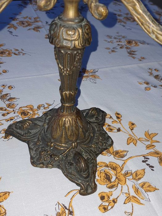 Sfeșnic Bronz masiv cu 4 brate