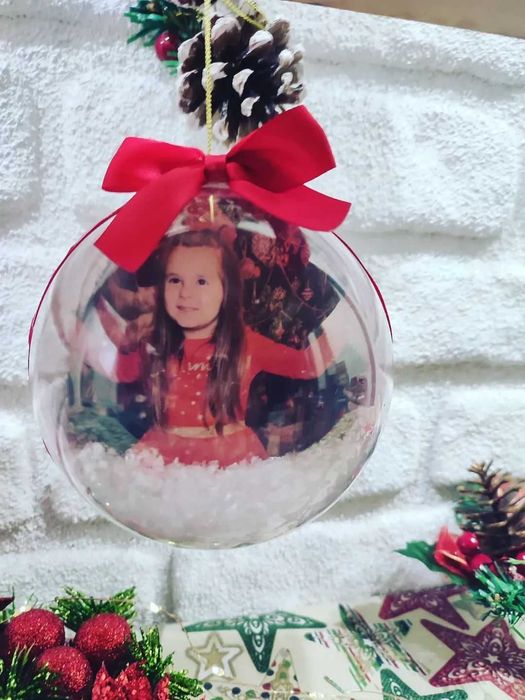 Играчка за елха с Ваша снимка