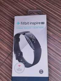 Bratara fitness Fitbit Inspire HR, Negru