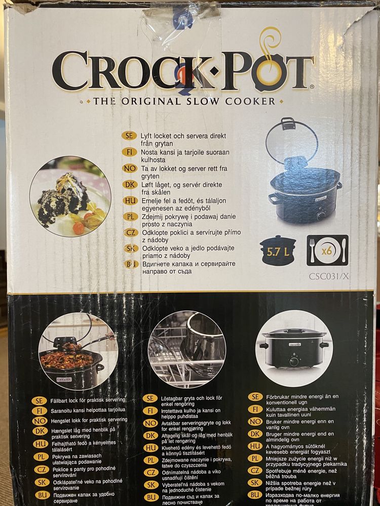 Crock Pot 5.7l ——