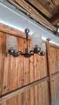 Candelabru metalic cinci brate