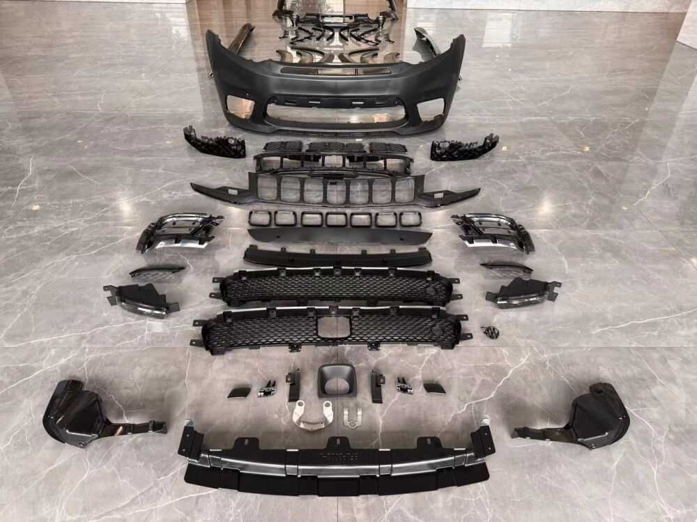 Предна броня Jeep GRAND CHEROKEE TRACKHAWK SRT Style + DRL 14-2021г