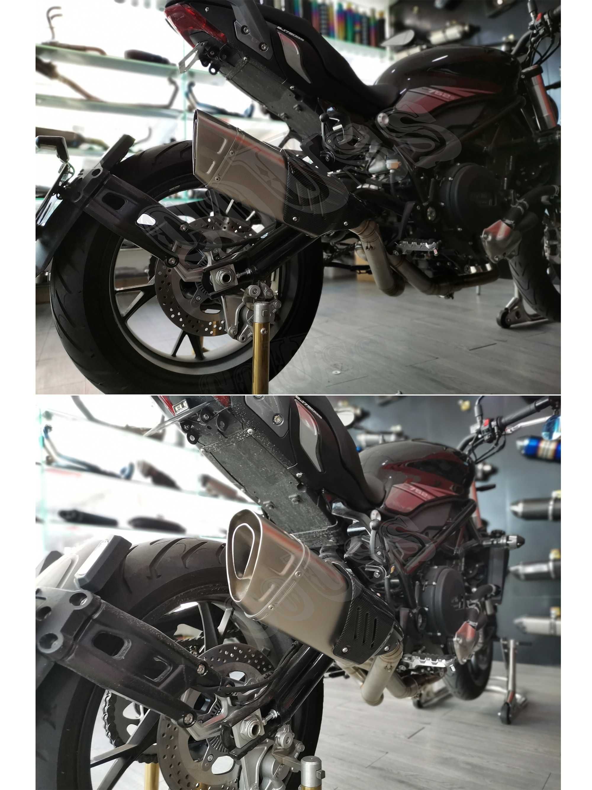 Ауспух Akrapovic Мотоциклет Мотор Пистов Скутер Гърне Спортно Спортен