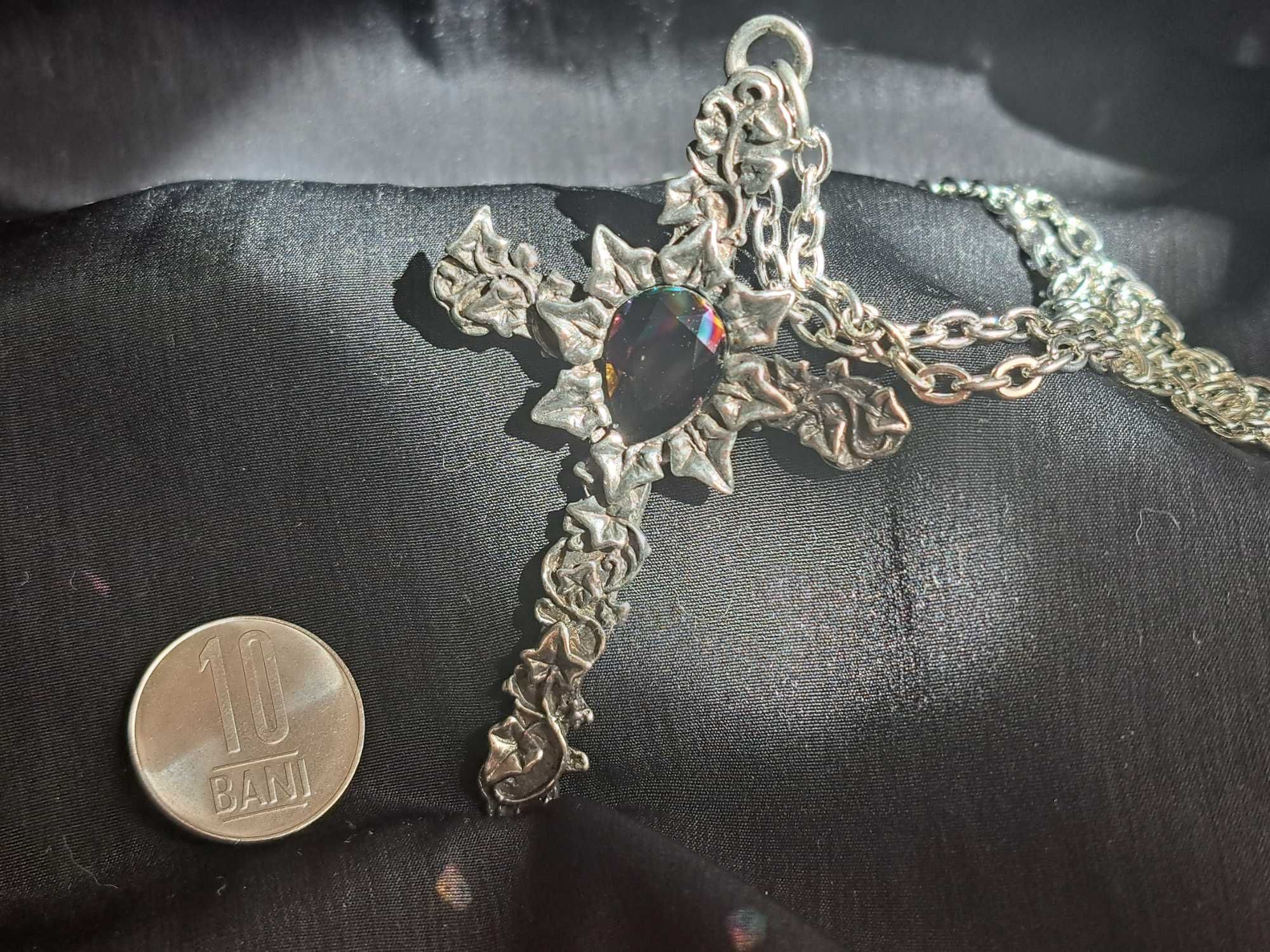 Pandativ Ivy Cross Alchemy England Gotic Cruce swarovski