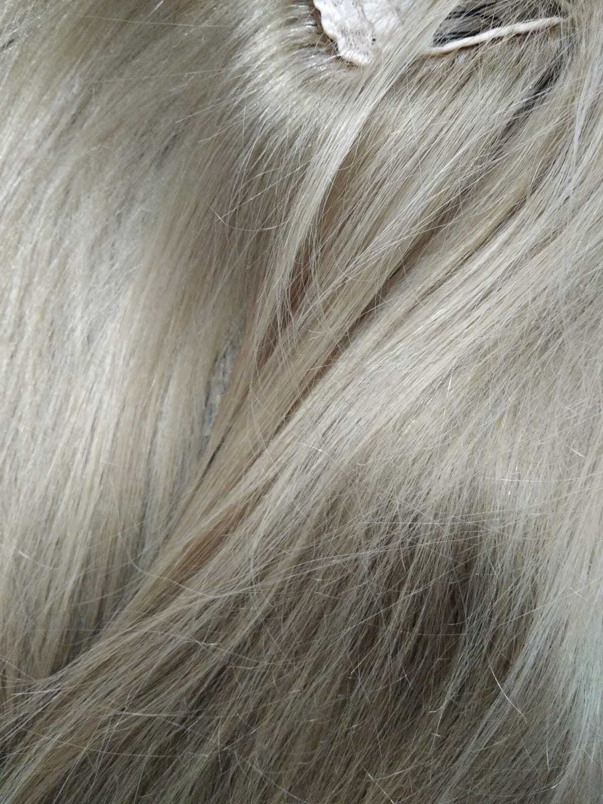 Peruca par natural 100% uman blonda ombre lace dantela NOUA