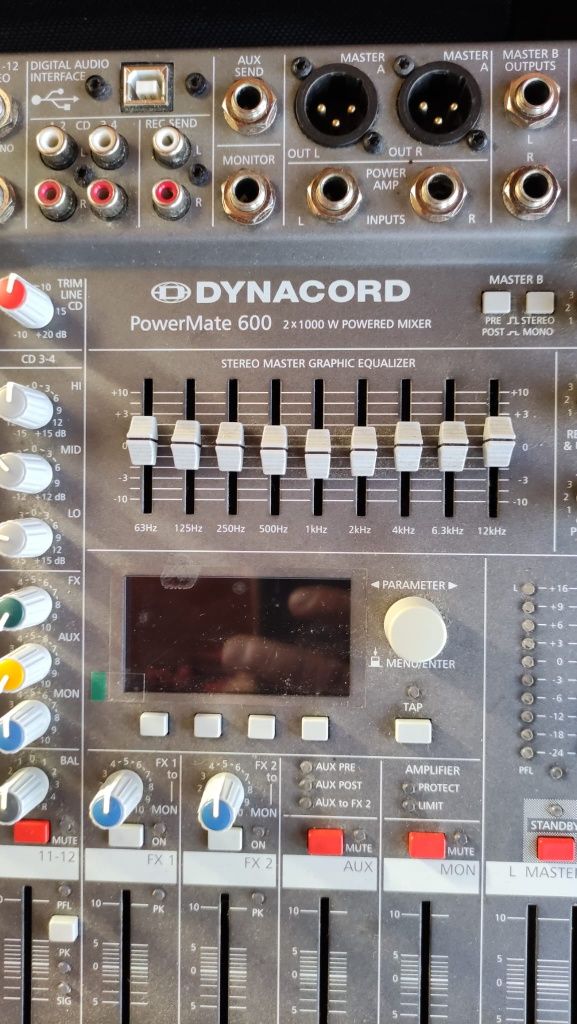 Dynacord PowerMate 600-3 Mixer Activ 2 x 1000W