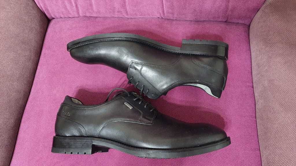 Pantofi eleganti piele naturala FRETZ Goretx made in Elvetia marimea46