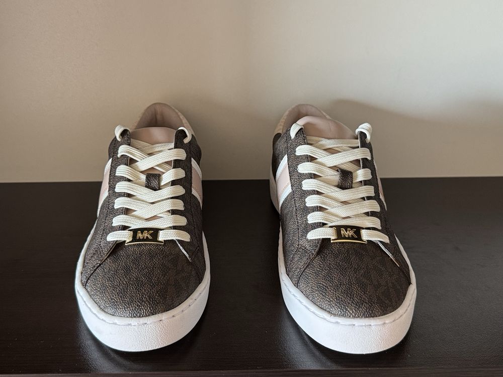 Michael Kors Stripe Lace Up 38номер 24см Стелка Нови с Кутия