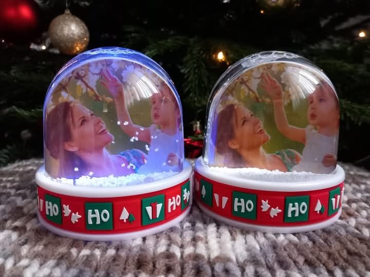 Glob foto Craciun cu led (nu includ poze)