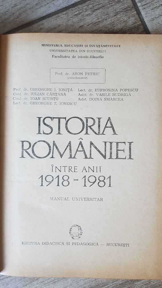 Istoria Romaniei intre anii 1918-1981