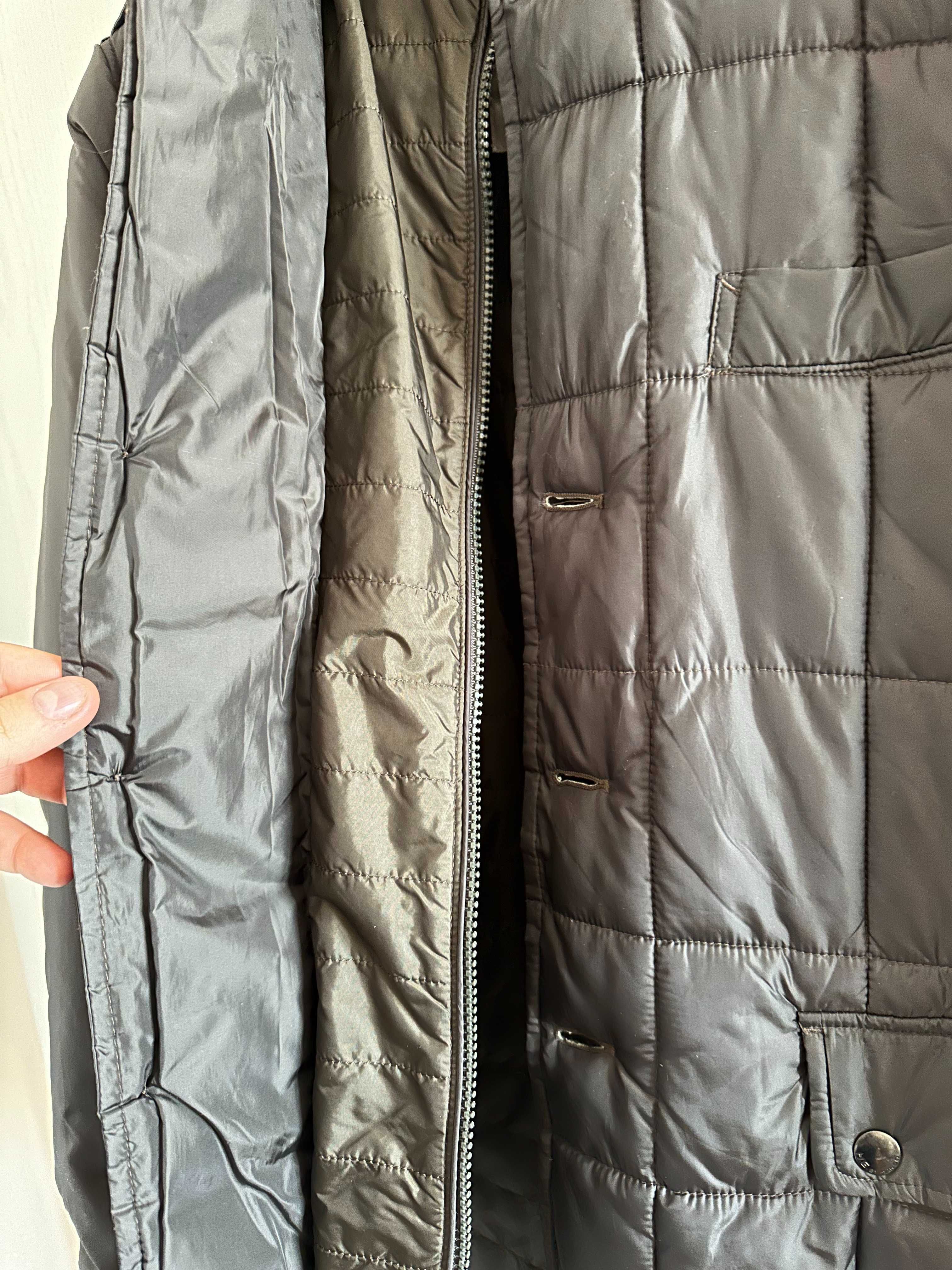 geaca Mango, marime S/M, verde inchis-khaki, water repellent