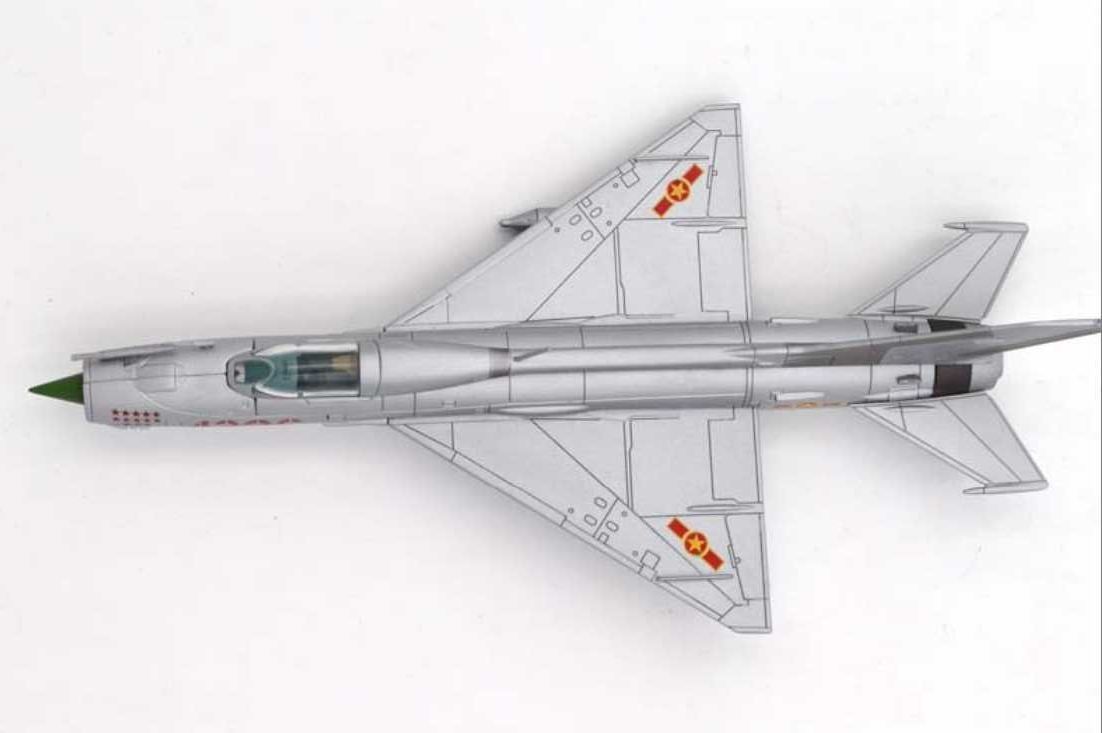 Macheta avion metal Mig-21 1:72