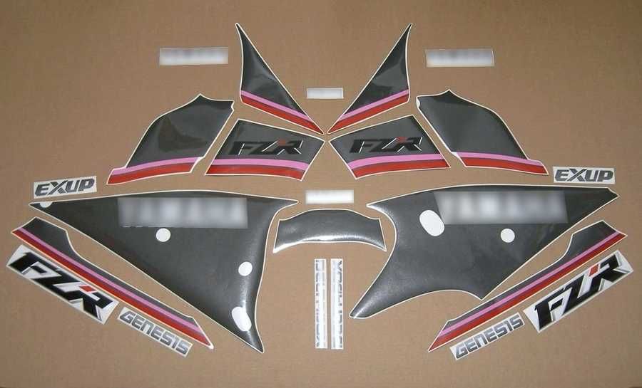 Стикери Yamaha 1000 FZR 1987г-1994г Ямаха фзр лепенки графики exup