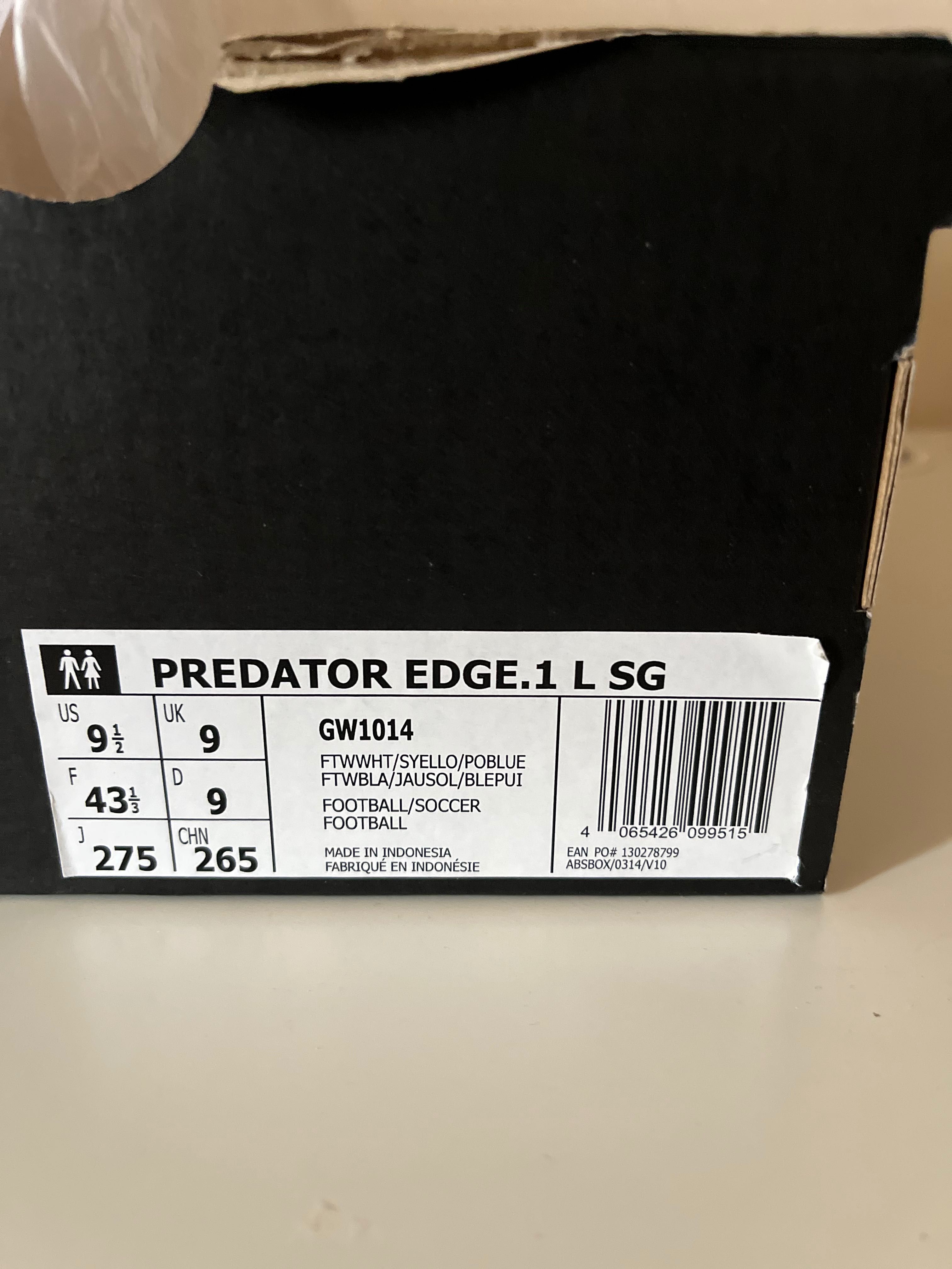 Адидас predator Edge 1 LSG- футболни обувки