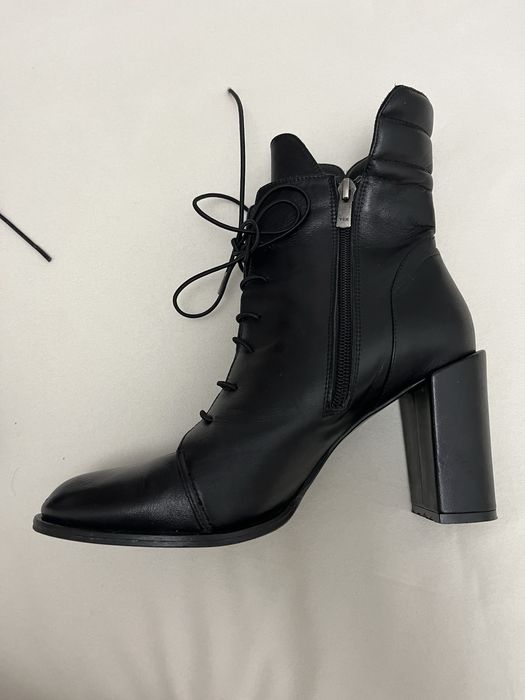 Женские сапоги кожаные baver