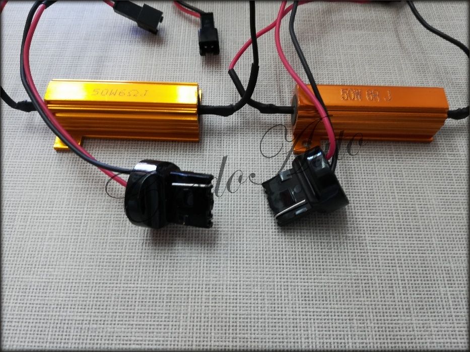 Ново!P21W/T20 DRL Canbus светлини за мигач 62 LED 4014 2х15W -2бр IP65