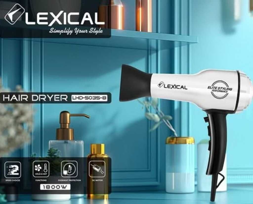 Сешоар HAIR DRYER Lexical – Компактна мощност за всеки ден