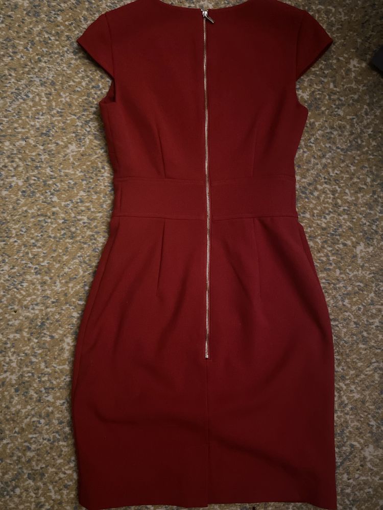 Salopeta S Rochie Morgan rosie si Pepe Jeans rosu bordo marime 34/xs