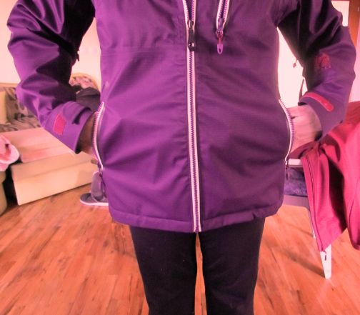 Chiemsee jacket уиндстопер, НОВО- 3000 воден стълб + полар също лилав