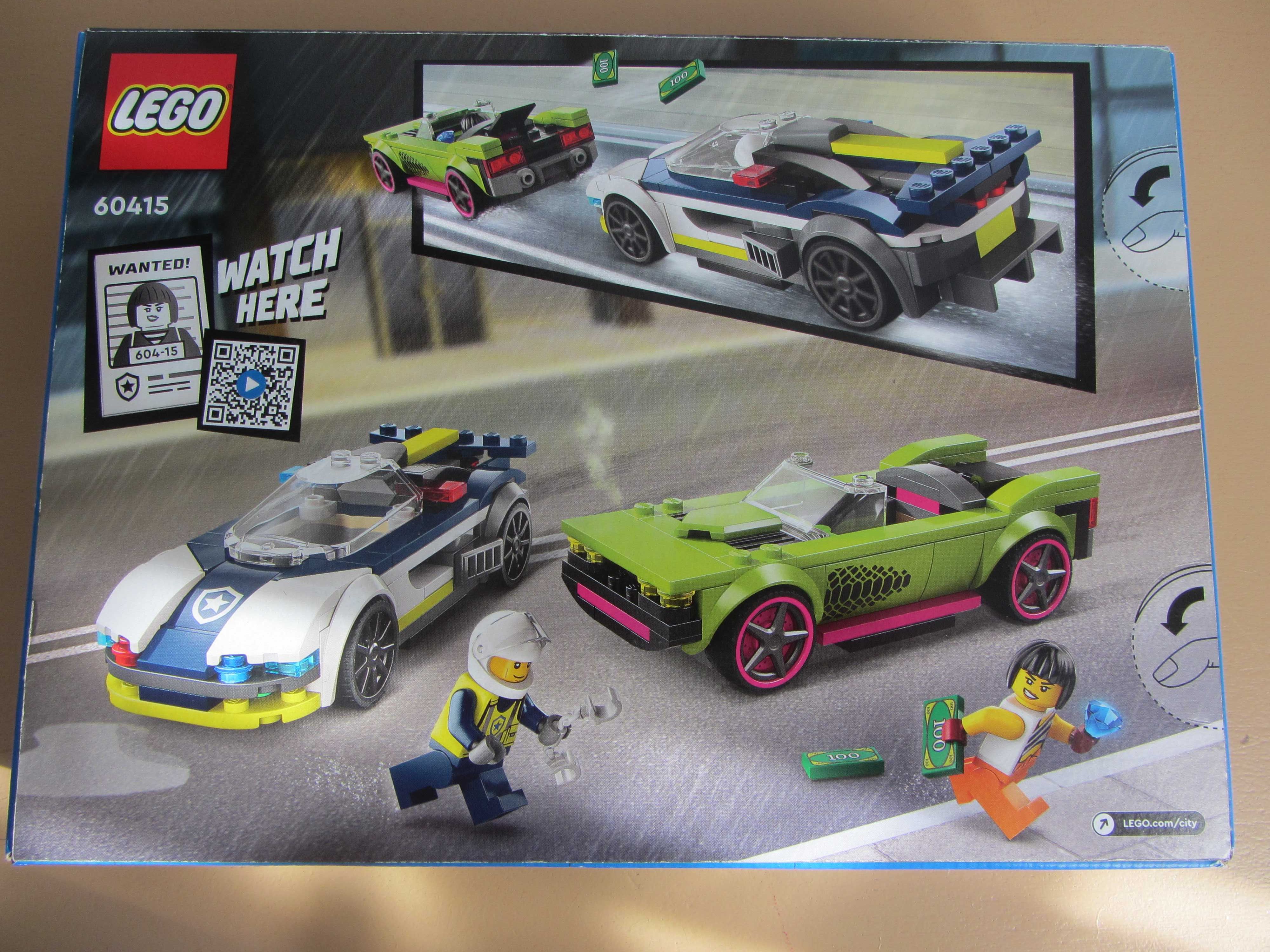 LEGO CITY Преследване с полицейска кола 60415