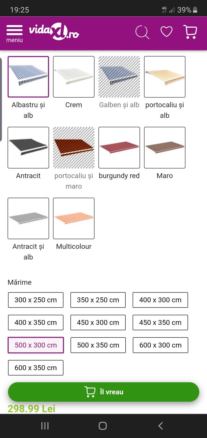 corpertina 5m x 3m