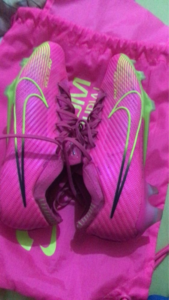 Vand ghete fotbal nike mercurial vapor 15 elite fg rose