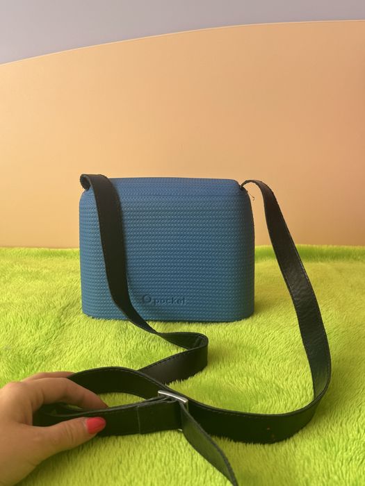 Синя чанта на марка O pocket - O bag