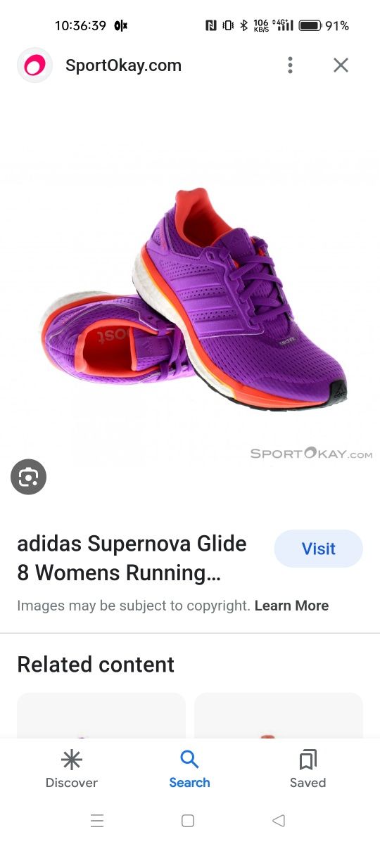 Adidas supernova glide stare foarte buna , talpa continental.