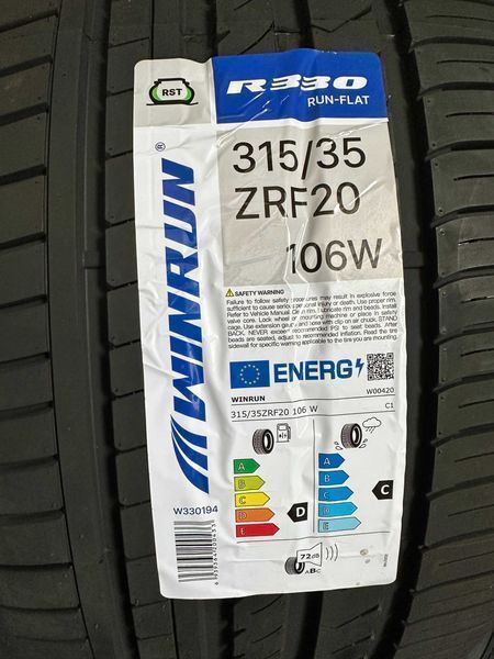 Нови летни гуми WINRUN R330 RUN-FLAT 315/35ZRF20 106W НОВ DOT