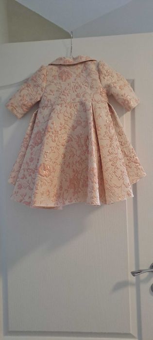 Vand compleu rochita si haina de botez/ocazie pentru fetite masura 68