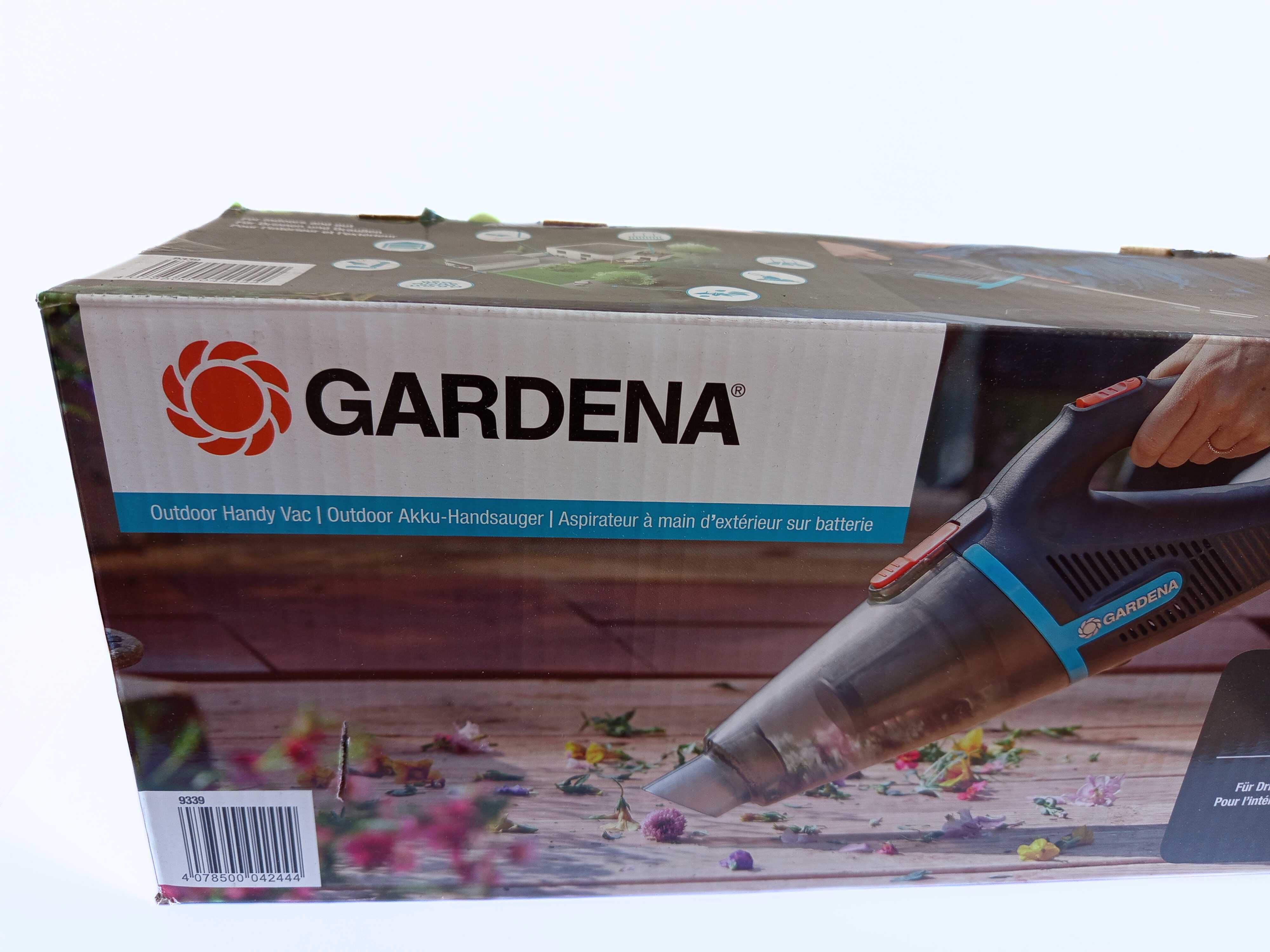 Ръчна прахосмукачка за външна употреба GARDENA EasyClean Li