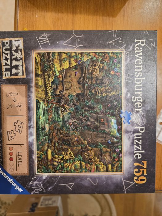Puzzle ghicitoare Templul Ankor ravensburger puzzle 759 exit puzzle