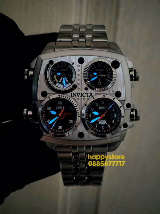 INVICTA Zulu Silver 54 mm, Инвикта нов ръчен часовник